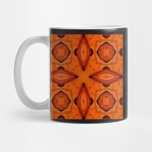 Orange Tiger Lily Pattern 1 Mug